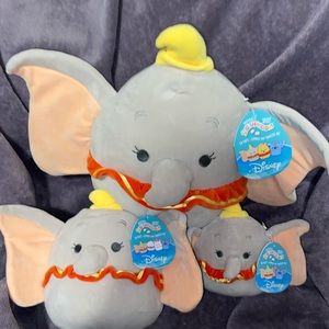 Squishmallow dumbo Disney bundle set